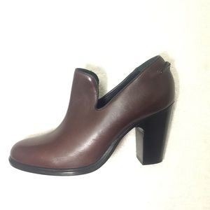 Rag&Bone New York brown with black block heel